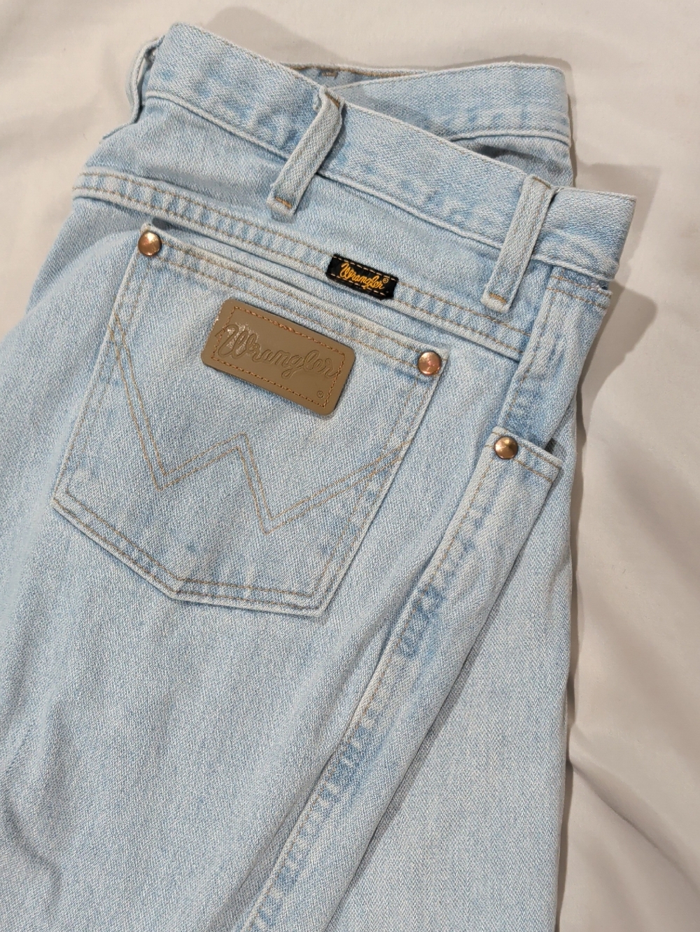 Wrangler Men’s Pale Blue Cowboy Cut Jeans